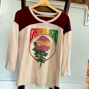 Junk Food brand Grateful Dead baseball tee